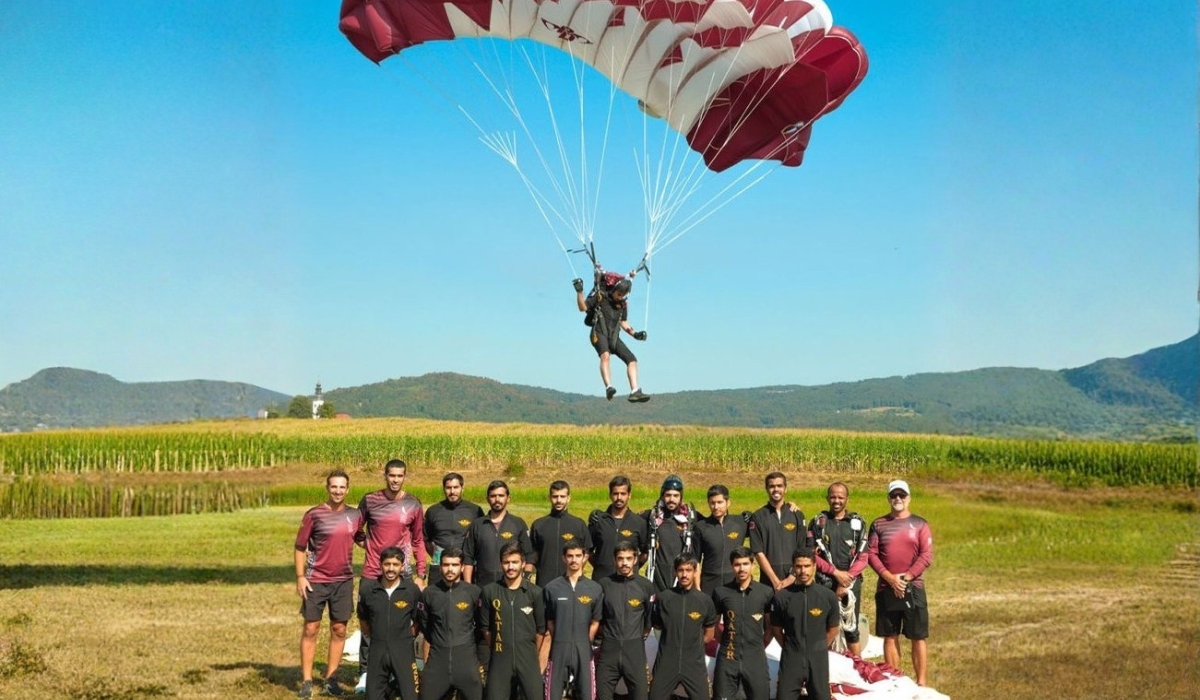 Qatar’s skydiving team readies up for World Military Parachuting Championships in Slovakia